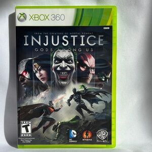 XBOX 360 FROM THE CREATOR OF MORTAL KOMBAT INJUSTICE “GOD AMONG US “VIDEO GAME